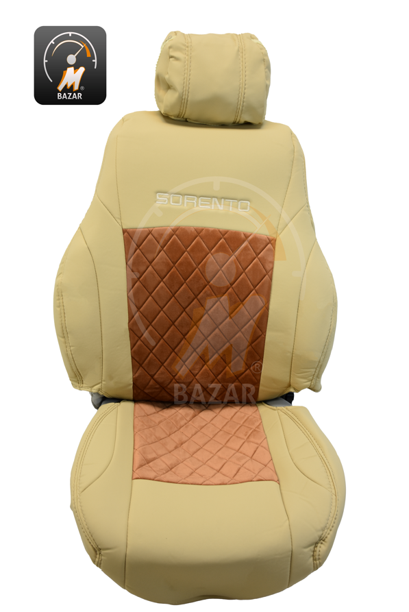 Kia Sorento 2016 fabric and leather Seat Cover