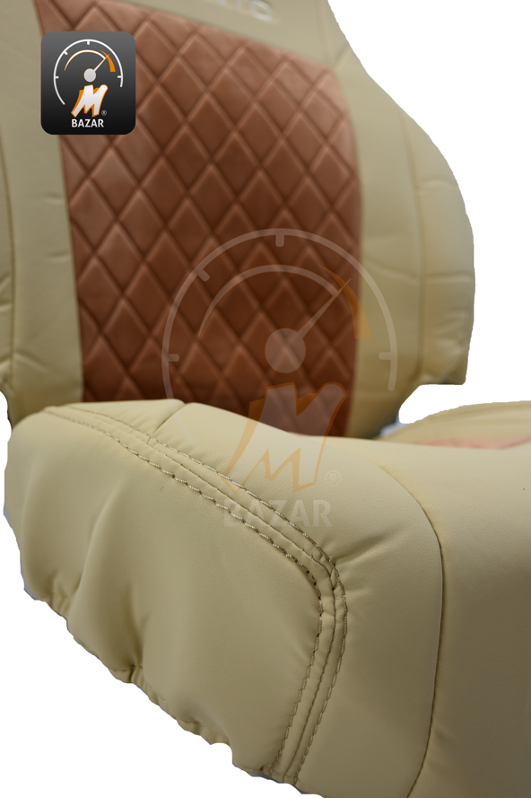 Kia Sorento 2016 fabric and leather Seat Cover