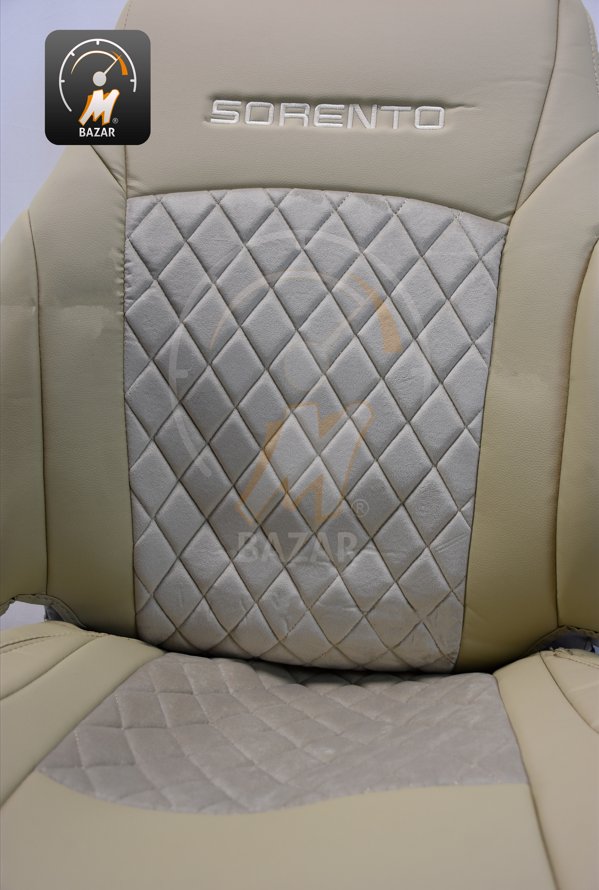 Kia Sorento 2016 fabric and leather Seat Cover