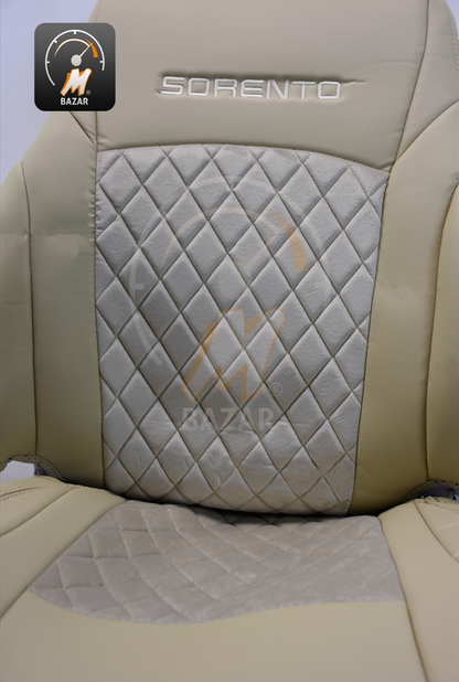 Kia Sorento 2016 fabric and leather Seat Cover