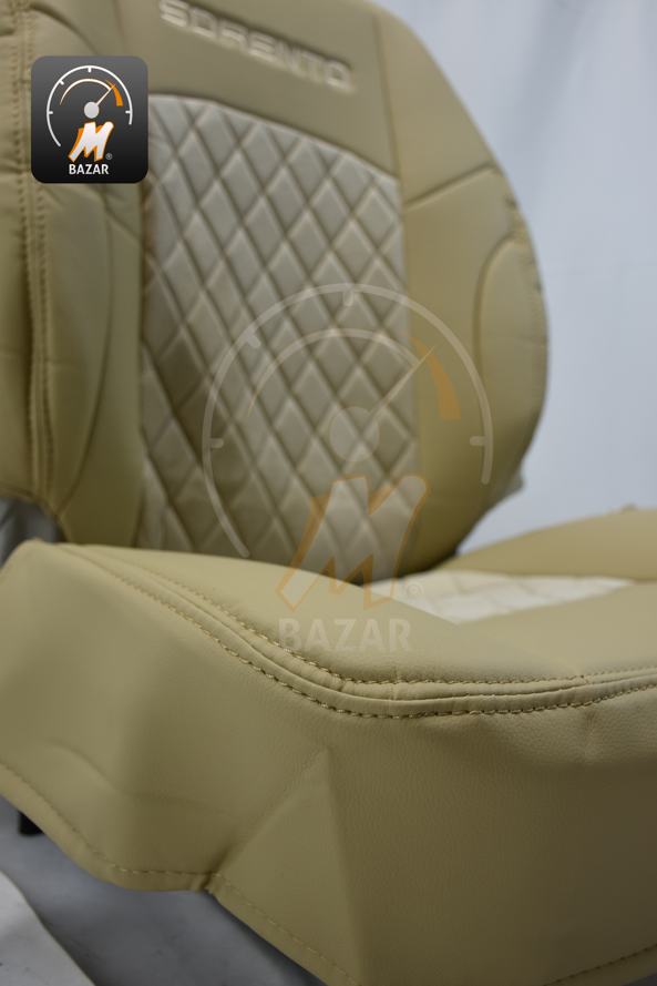 Kia Sorento 2012 fabric and leather Seat Cover