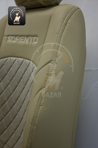 Kia Sorento 2012 fabric and leather Seat Cover