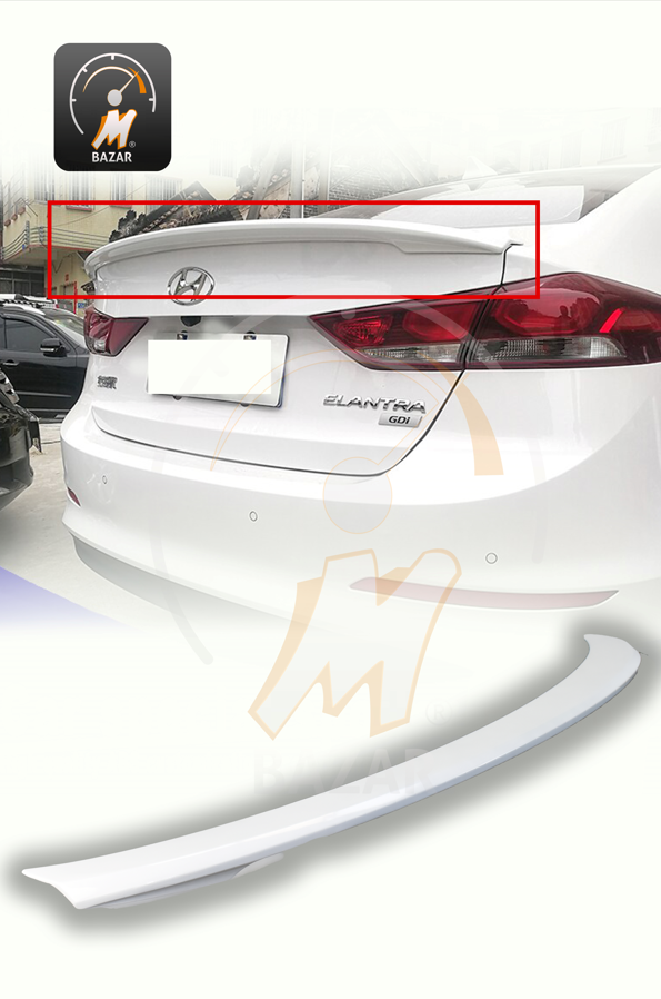 Hyundai Elantra 2018 spoiler