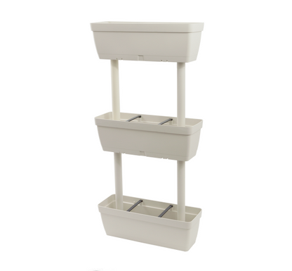 Modern 3-Tiered Plastic Pot