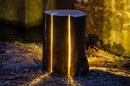 Cracked Led Log Lamp