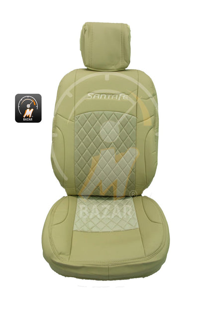 تغليف كشن هيونداي سنتافی 2010  جلد و قماش