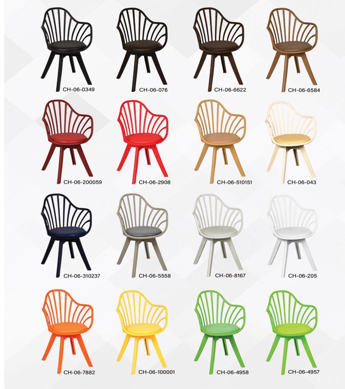 Comfortable mid-century chair design. Made with Highest quality plastic material