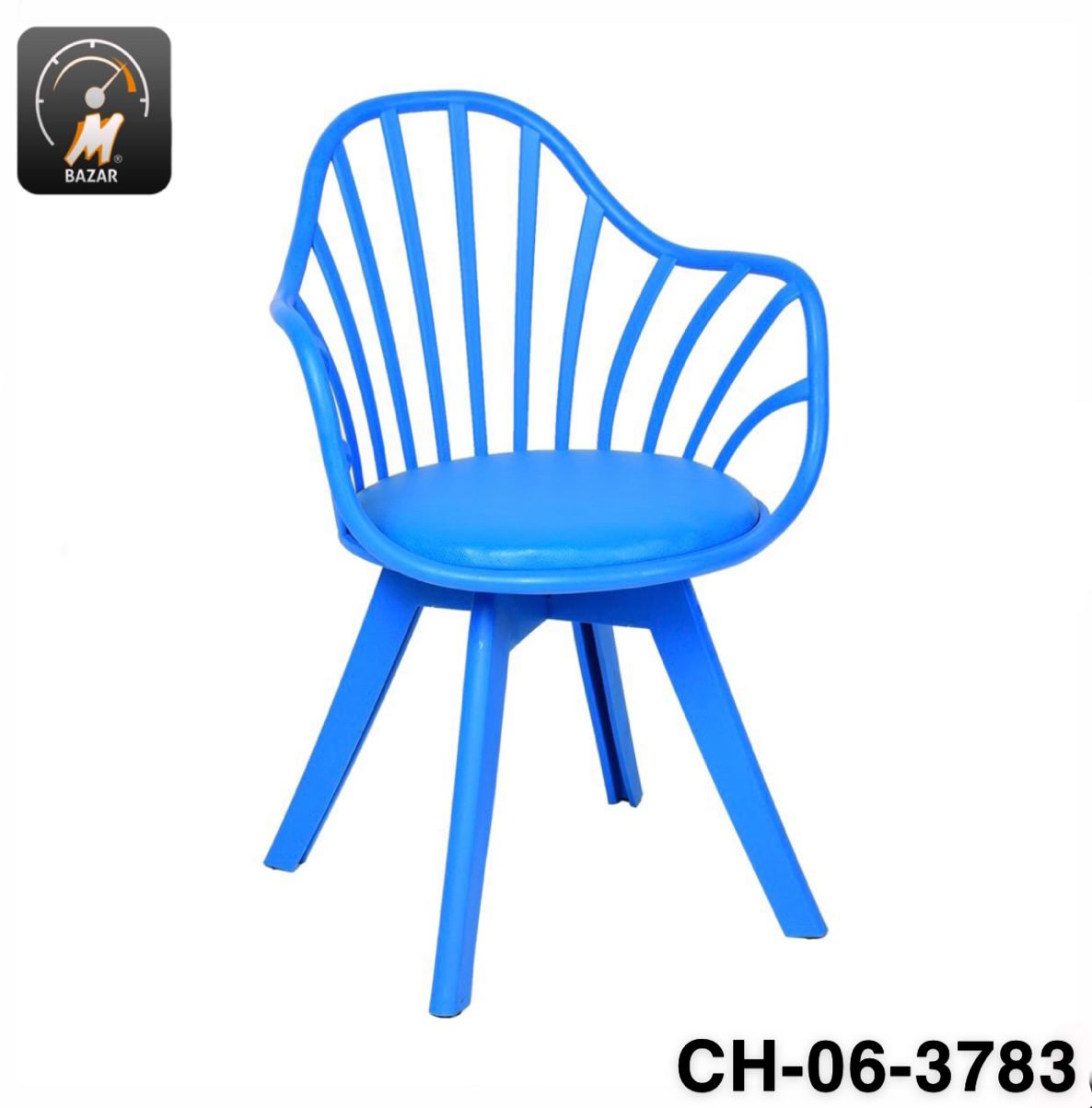 Comfortable mid-century chair design. Made with Highest quality plastic material