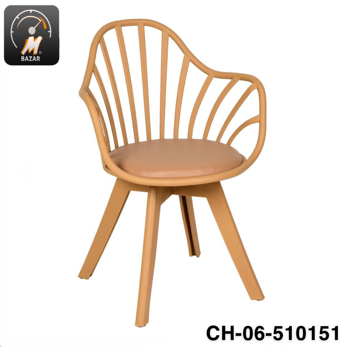 Comfortable mid-century chair design. Made with Highest quality plastic material