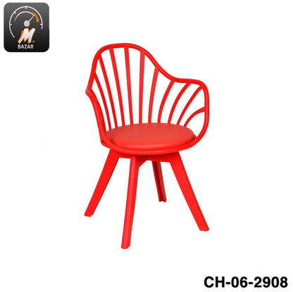 Comfortable mid-century chair design. Made with Highest quality plastic material