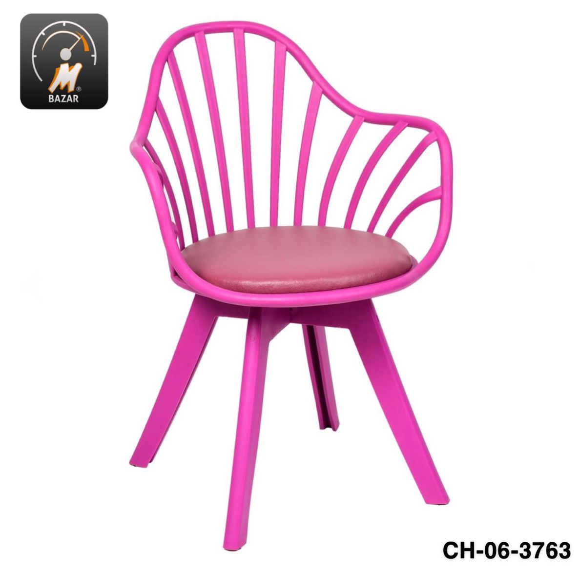 Comfortable mid-century chair design. Made with Highest quality plastic material