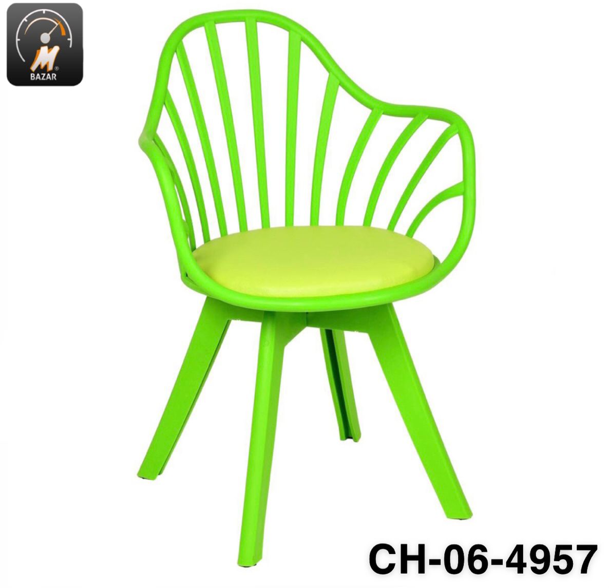 Comfortable mid-century chair design. Made with Highest quality plastic material