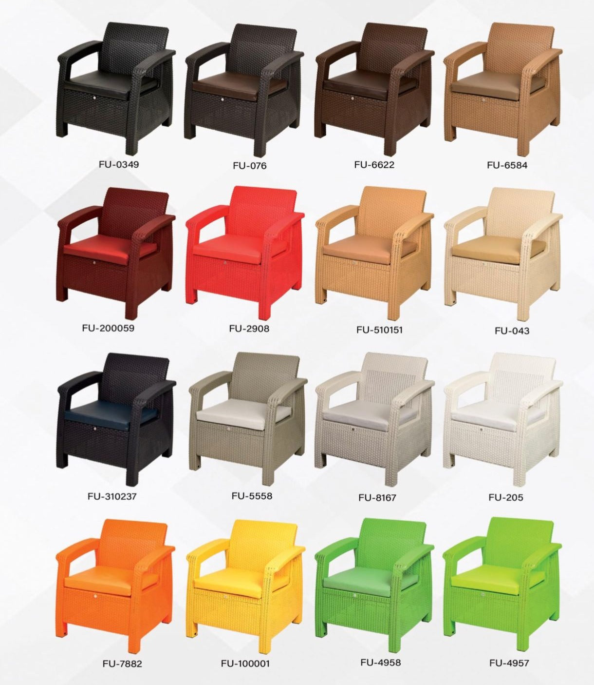 مجموعة جلوس الحديقة الحديثة