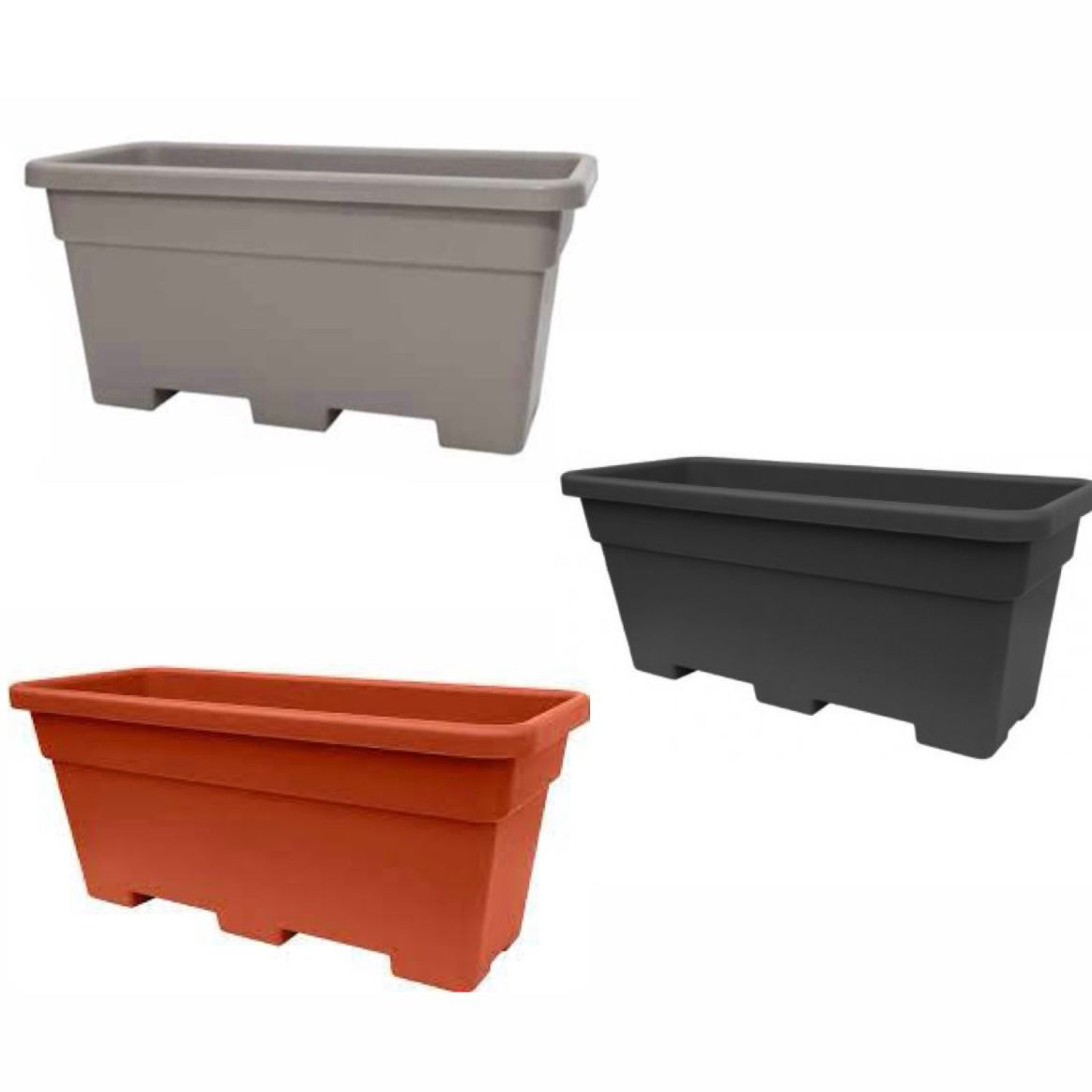 Modern Plastic Planter MAX.080
