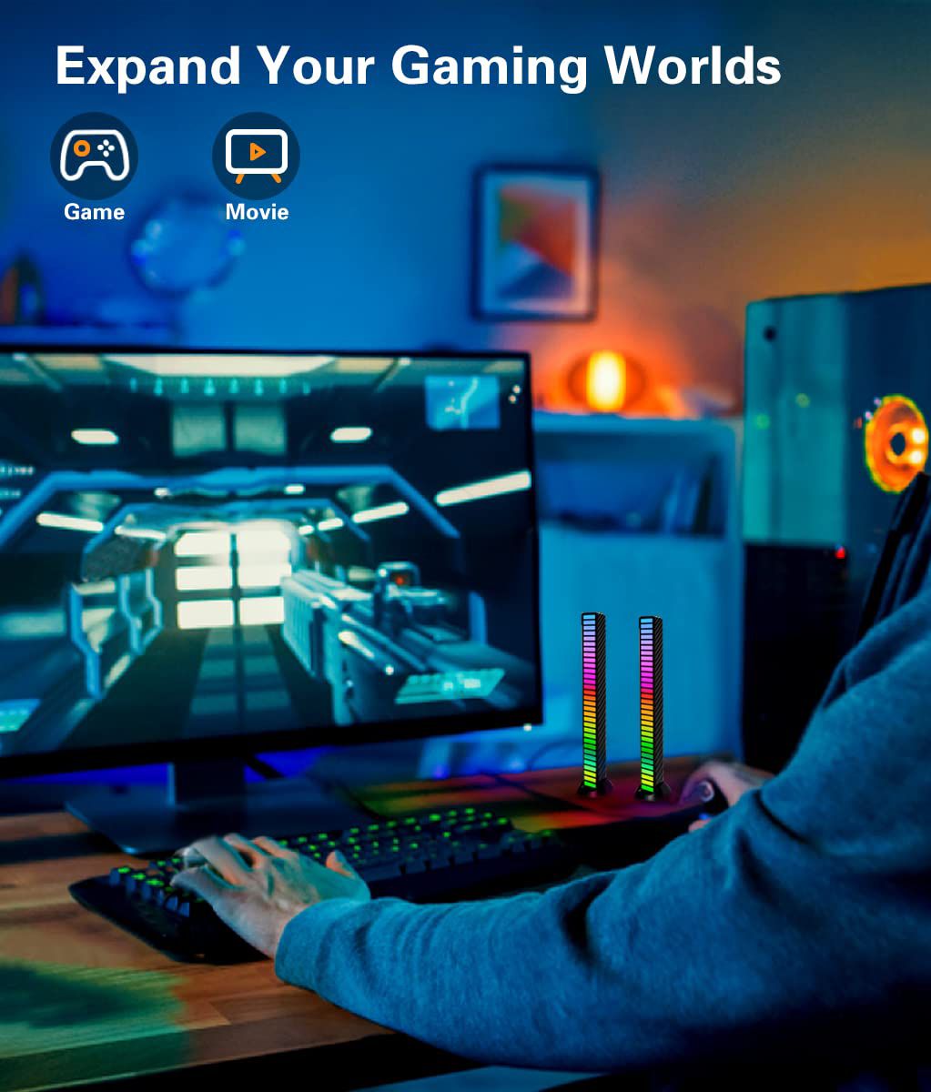 RGB Sound Control Rhythm Light