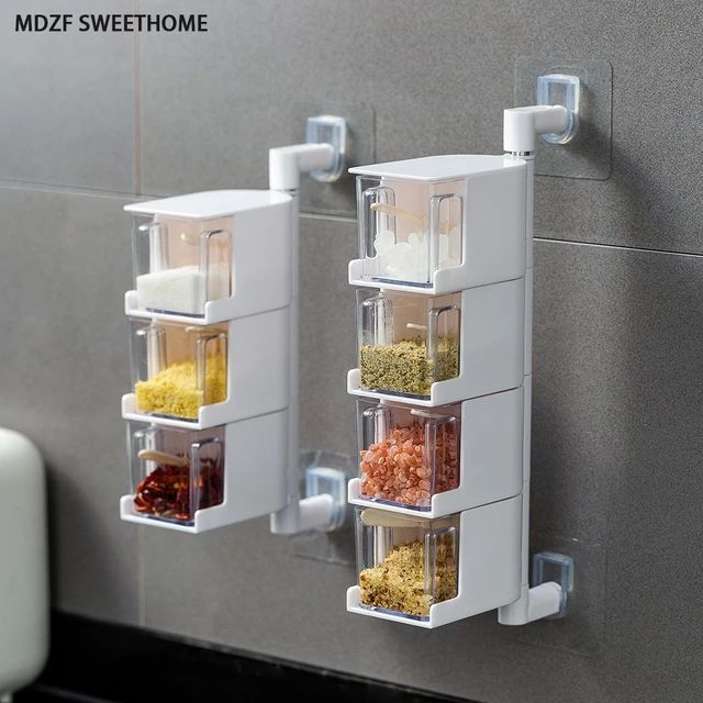 Rotary Wall Mount Seasoning Box