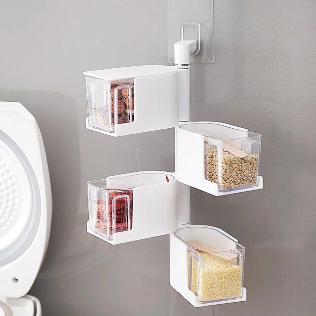 Rotary Wall Mount Seasoning Box