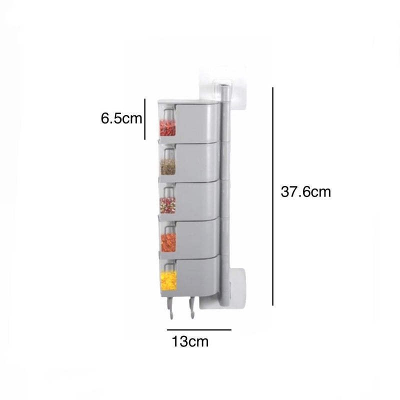 Rotary Wall Mount Seasoning Box