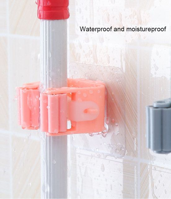 Wall-Mounted Hanging Mop Holder