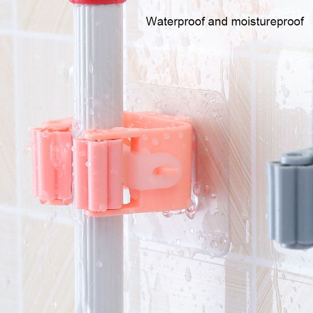 Wall-Mounted Hanging Mop Holder