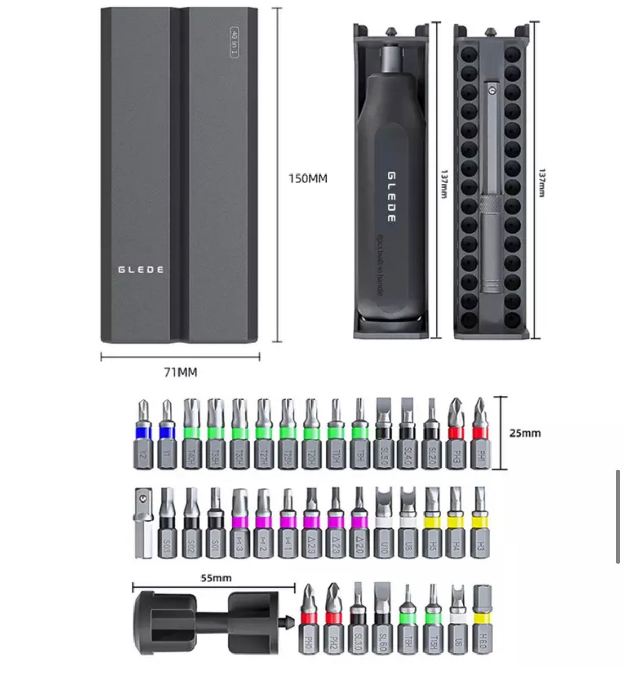 40 in 1 Multifunction Precision Screwdriver Set