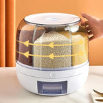 6-Grid Rotating Counter Top Dispenser