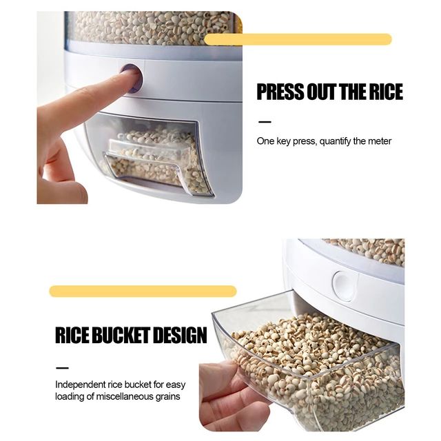 6-Grid Rotating Counter Top Dispenser