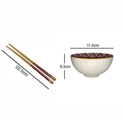 Ceramic Boho Style Bowl Set
