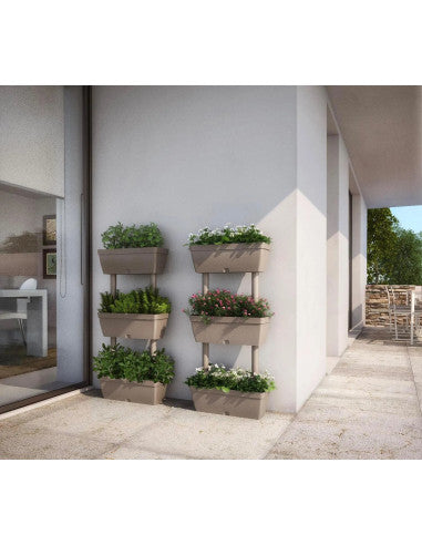 Modern 3-Tiered Plastic Pot