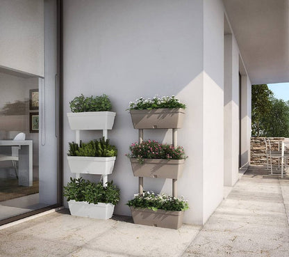 Modern 3-Tiered Plastic Pot