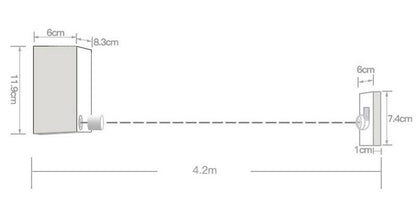 Indoor/Outdoor Retractable Clothesline
