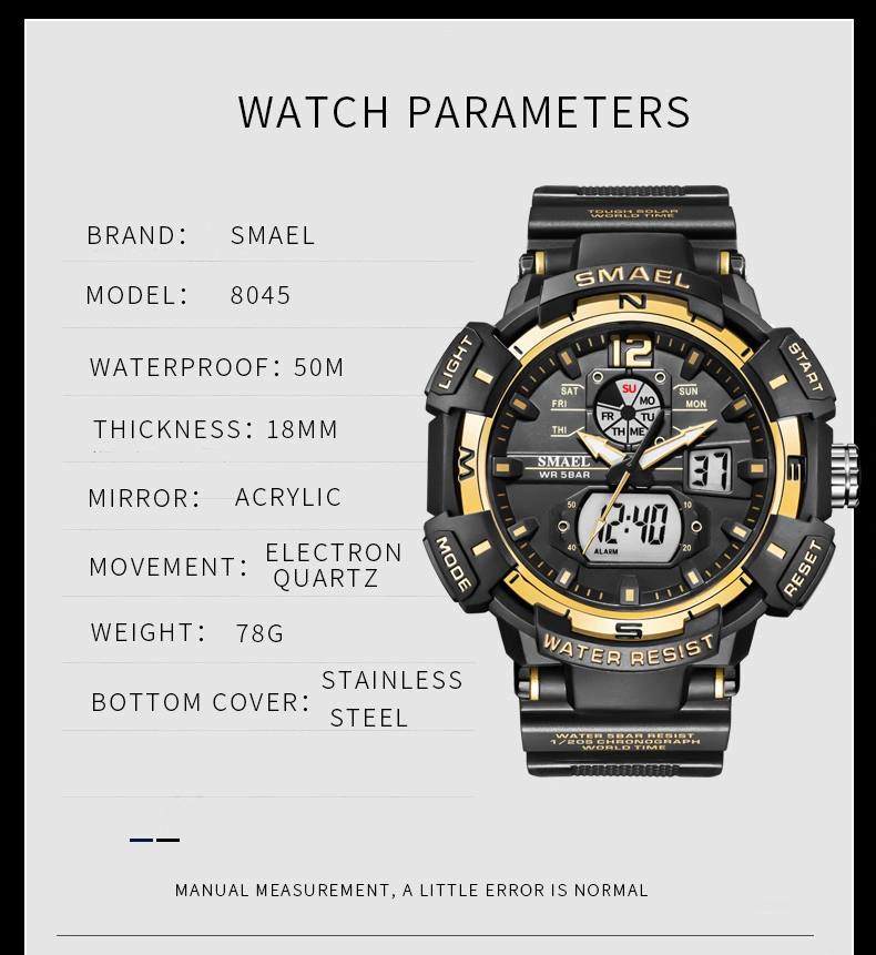 Tactical Men's Sport Watch