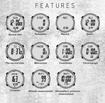 Sport Tactical Smart Men Watches