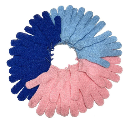 Mesh Gloves Body Washer Set