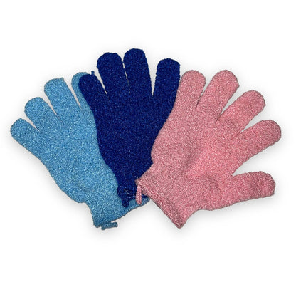 Mesh Gloves Body Washer Set
