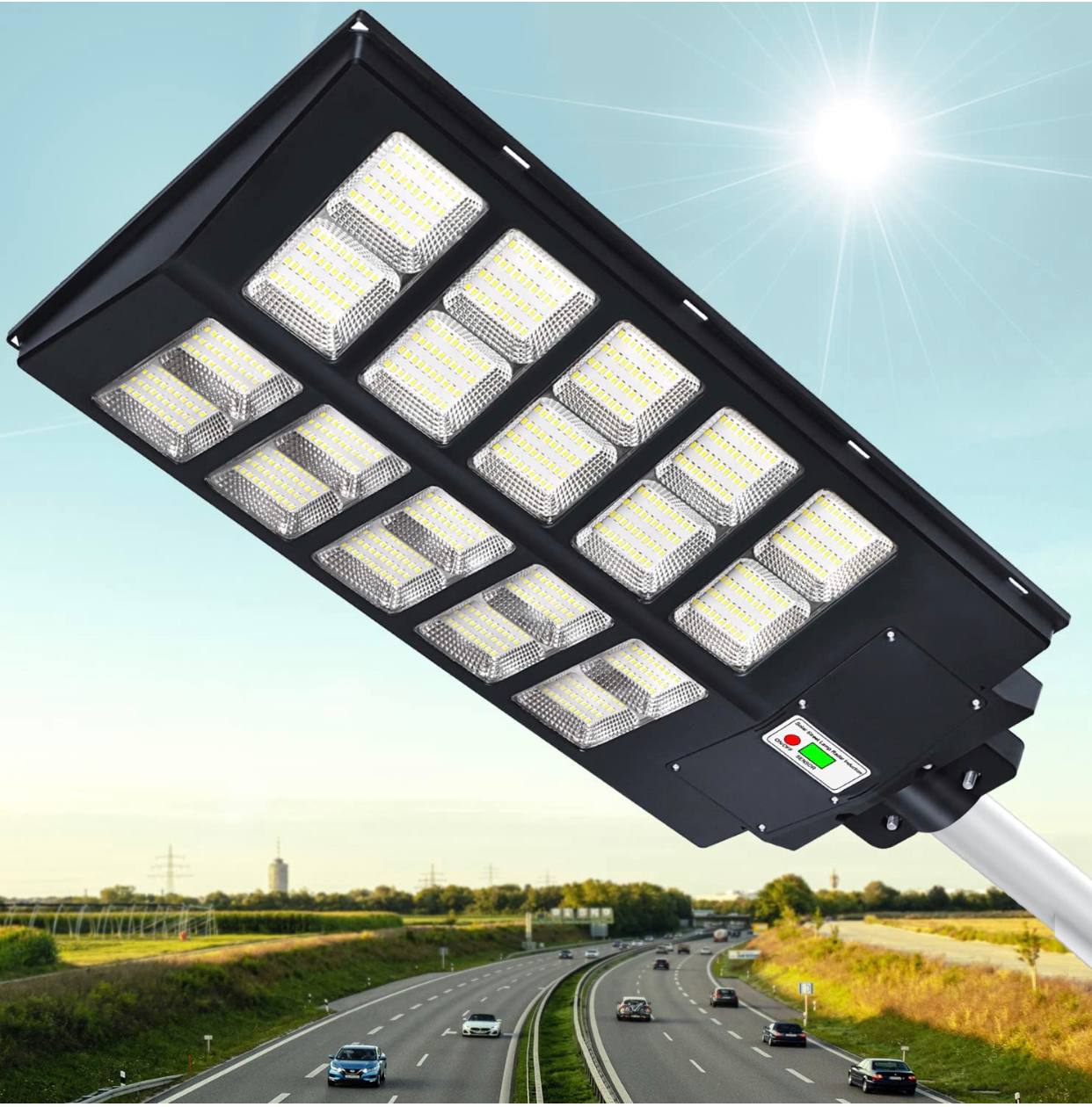 1000W كشاف على الطاقة الشمسية