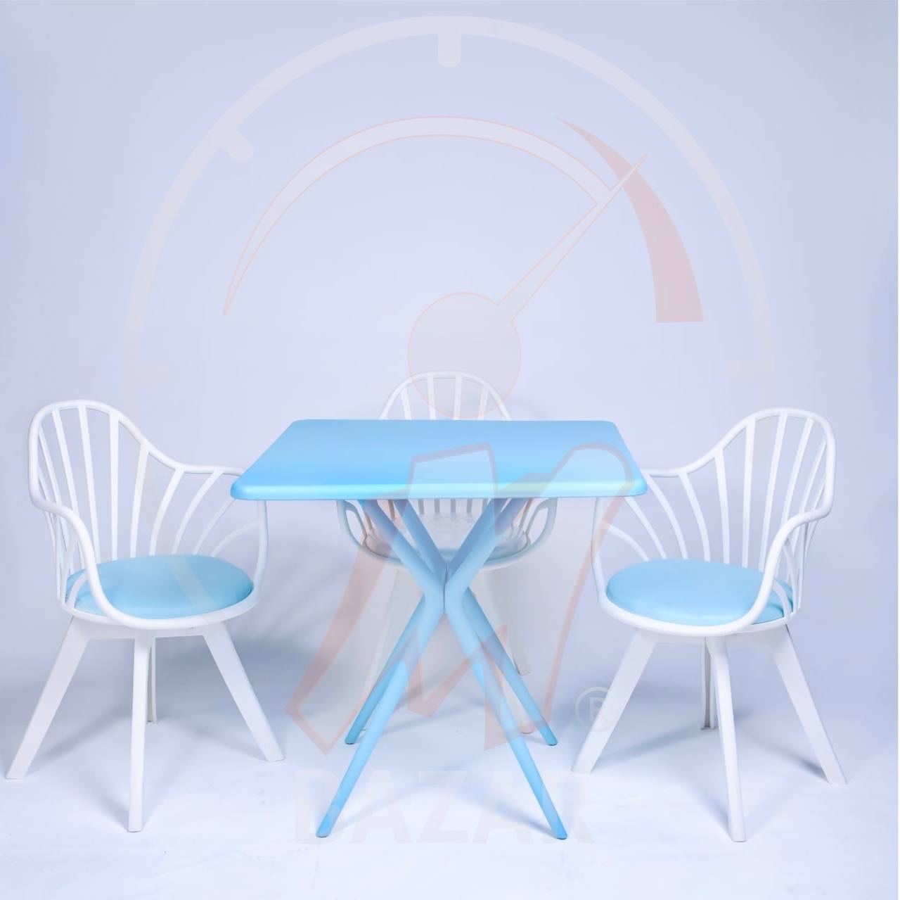 Garden Chair Set - Square Table