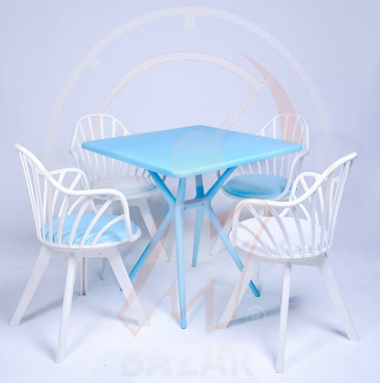Garden Chair Set - Square Table
