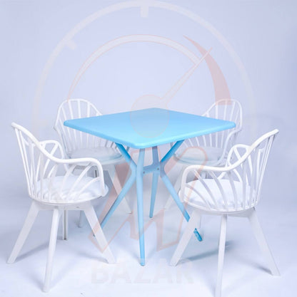Garden Chair Set - Square Table