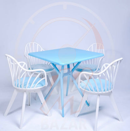 Garden Chair Set - Square Table