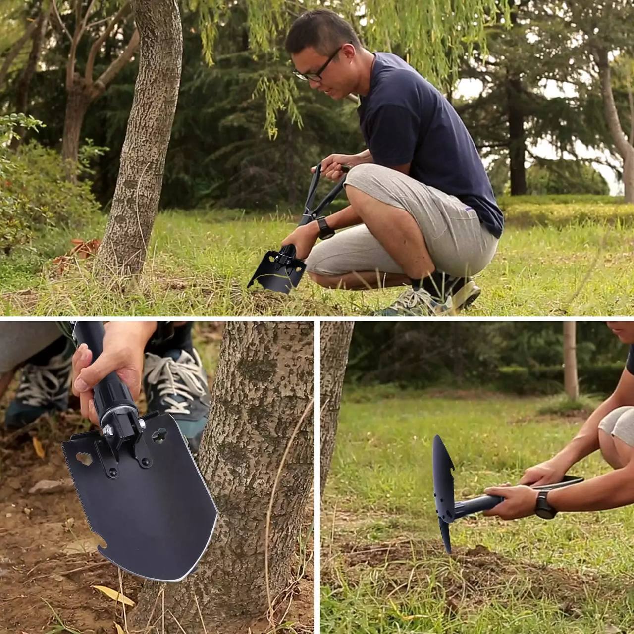 Small Foldable Outdoor Multifunction Shovel