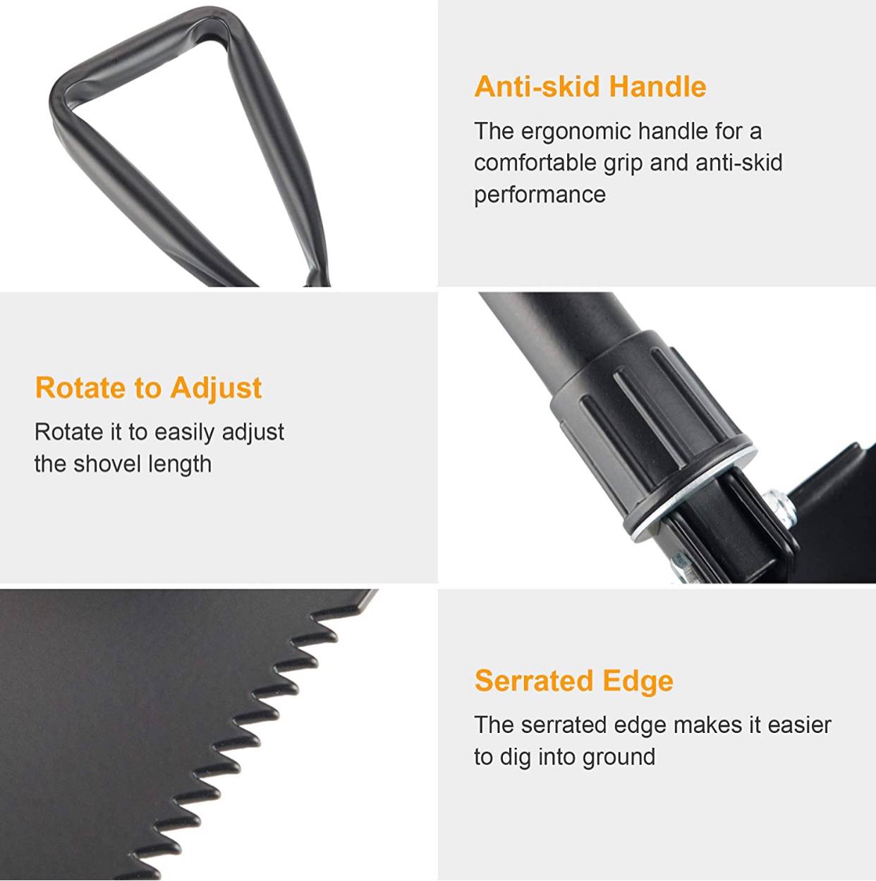 Medium Foldable Outdoor Multifunction Shovel