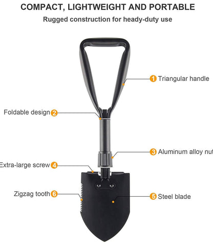 Medium Foldable Outdoor Multifunction Shovel