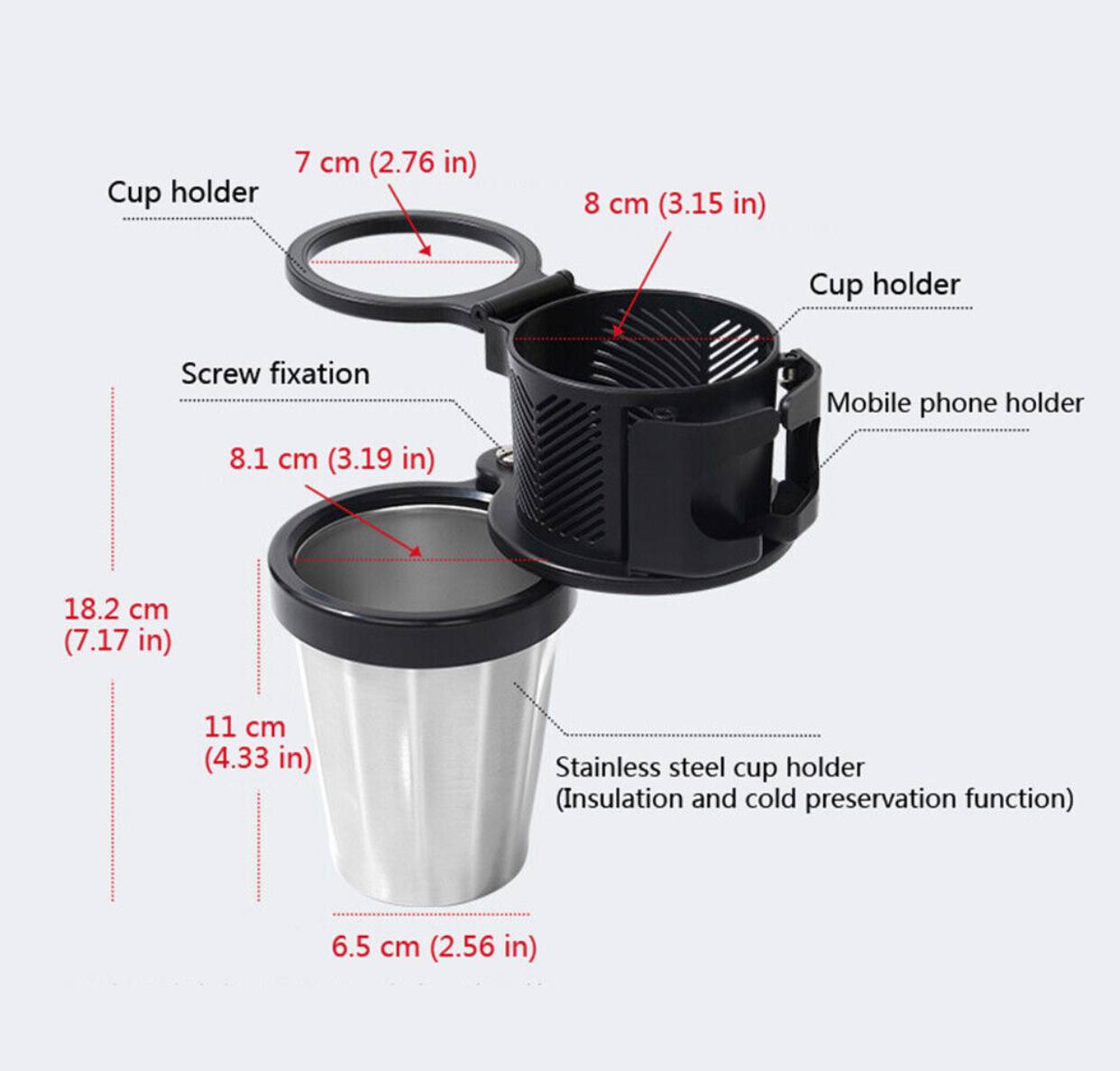 Foldable Car Cup Holder