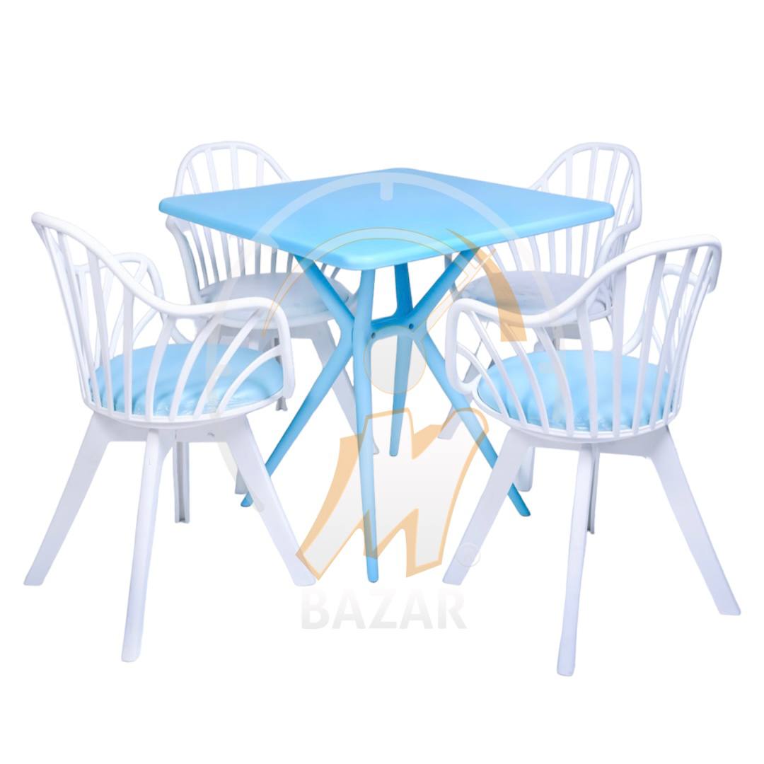 Garden Chair Set - Square Table