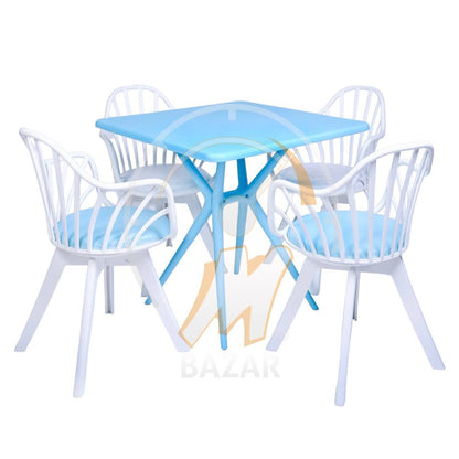 Garden Chair Set - Square Table