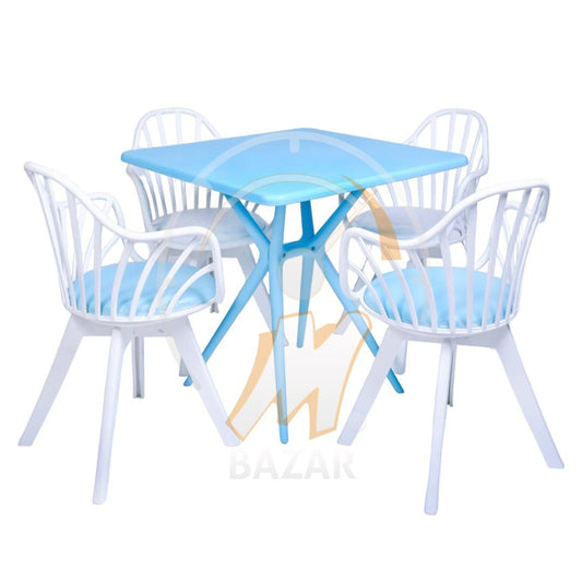 Garden Chair Set - Square Table