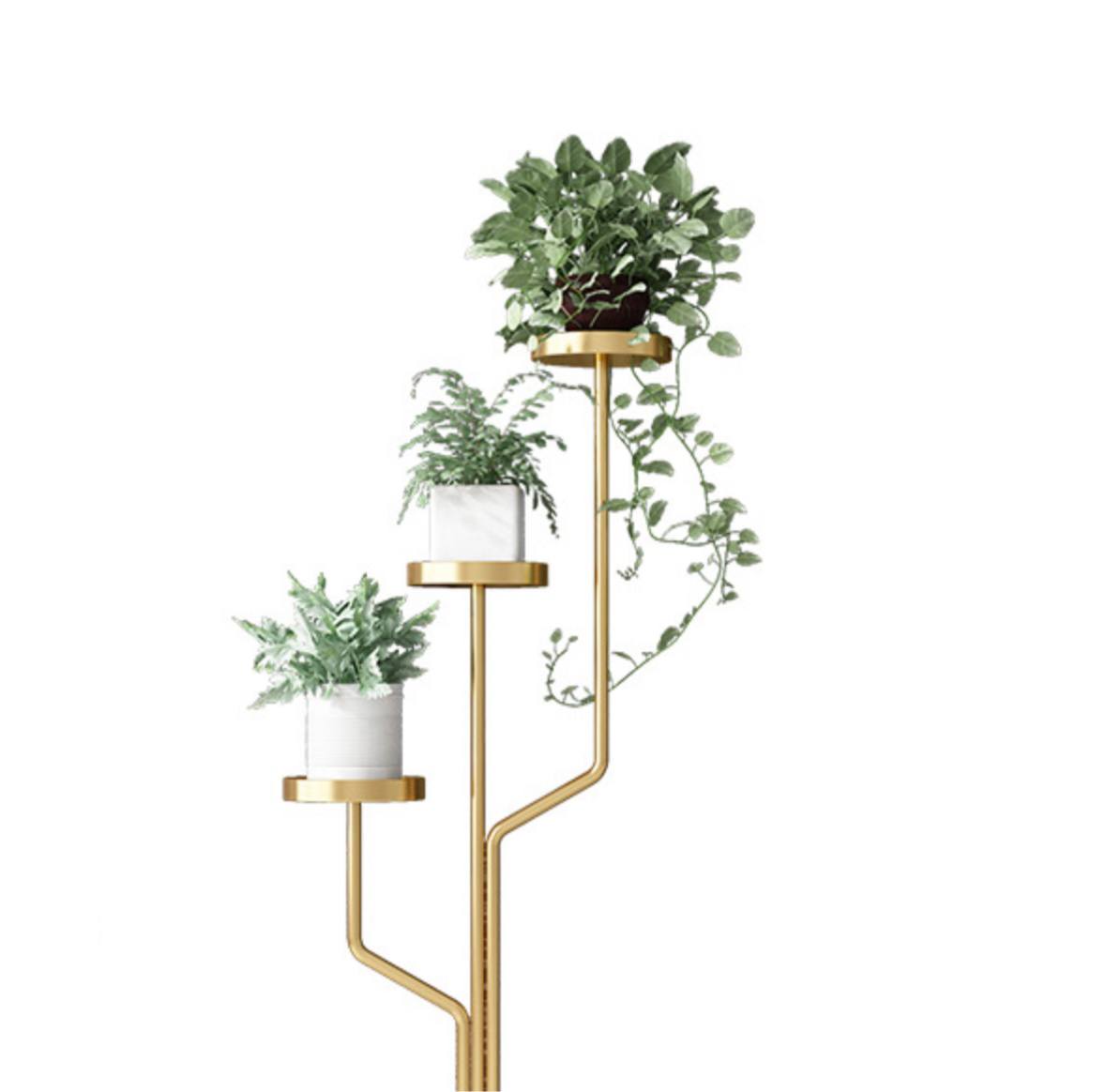 3-Tiered Metal Planter Stand