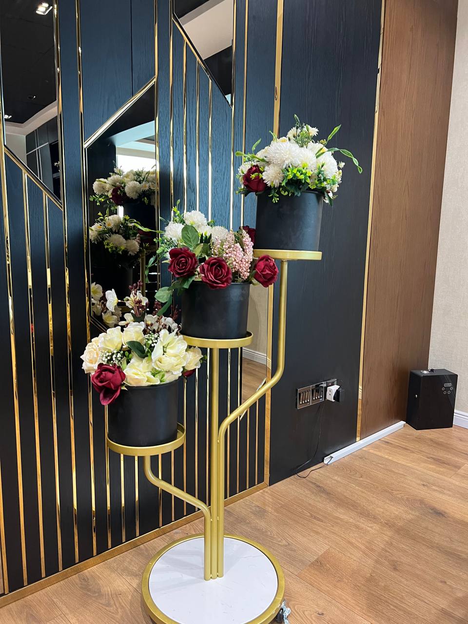3-Tiered Metal Planter Stand