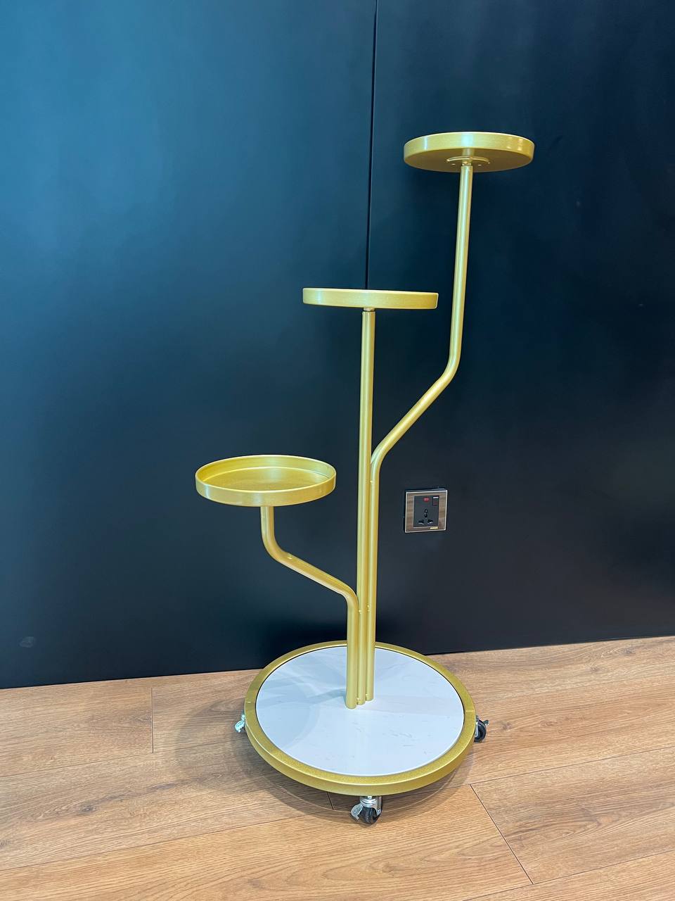 3-Tiered Metal Planter Stand